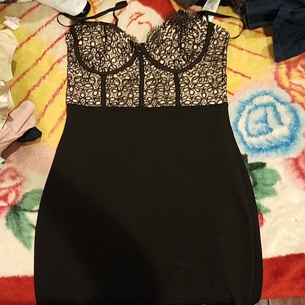 black dress